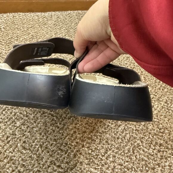 Ecco 2nd Cosmo Sandals Slide Brown Mens Size 45 / 11-11.5 - Picture 11 of 11